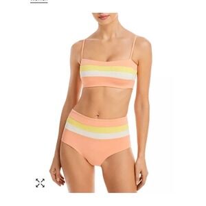 L*space Rebel Stripe Bikini Top & Portia Stripe Bikini Bottom